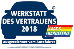 werkstattPÜR Lack - Meisterbetrieb für Karosserie- und Lackiertechnik in Ahlen | Werkstatt des vertrauens 2018